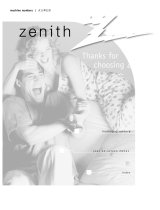 Zenith A13P02D Istruzioni per l'uso