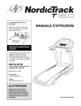 NordicTrack T16.0 Treadmill Manuale D'istruzioni