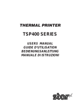 Star Micronics TSP400 Series Manuale utente
