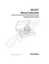 Welch Allyn AM 232 Operating Instructions Manual