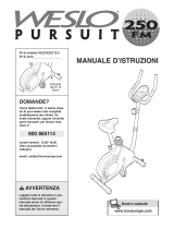 Weslo Pursuit 250 Fm Bike Manuale D'istruzioni