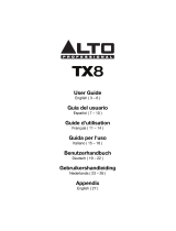 Alto TX10 Manuale utente
