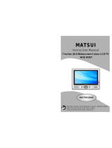Matsui America Flat Panel Television MAT7DB2656E Manuale utente