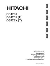 Hitachi CG47EJ (T) Manuale del proprietario
