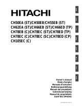 Hitachi CH78EC (SC) Manuale del proprietario