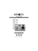 Minolta DiMAGE E223 Manuale utente