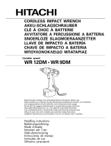 Hitachi WR12DMB - 12.0 V 1/2" Impact Wrench 2 Battery Manuale utente