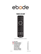 Ebode TAKE 6 IR+RF Manuale utente