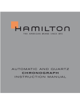 Hamilton Automatic and Quartz Chronograph Manuale utente