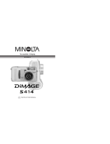 Minolta DiMAGE S414 Manuale utente