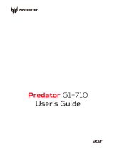 Predator G1-710 Manuale utente