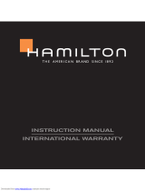 Hamilton caliber 251.272 Manuale utente