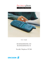 Ericsson BUSINESSPHONE 50 Manuale utente