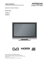Hitachi P42H01E Manuale utente