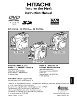 Hitachi DZ-GX20A - 2.1 MP DVD Camcorder Manuale utente