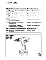 Maktec MT081 Manuale del proprietario