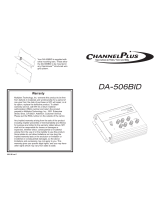 Channel Plus DA-506BID Manuale utente