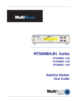 Multi-Tech MT5600BA–V.92 Manuale utente