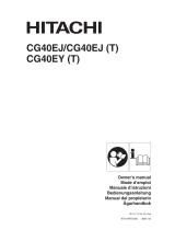 Hitachi CG40EY Manuale del proprietario