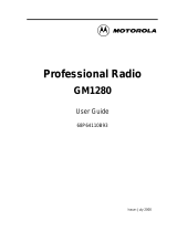 Motorola GM1280 Manuale utente