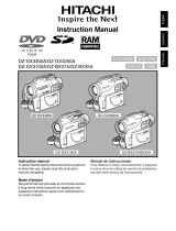 Hitachi DZ-GX3200A - 2.1MP DVD Camcorder Manuale utente