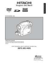 Hitachi DZMV5000E Manuale utente