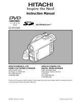 Hitachi DZ-MV380A - Camcorder Manuale utente
