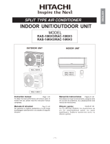 Hitachi RAS-10GH5 Manuale utente