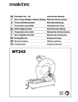 Maktec MT242 Manuale utente