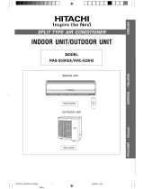 Hitachi RAC-S33H2 Manuale utente