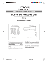 Hitachi RAC-S24H2 Manuale utente