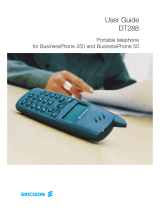 Ericsson DT288 Manuale utente