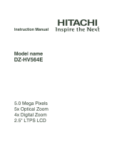 Hitachi DZ-HV564E Manuale utente