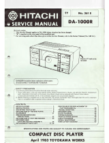 Hitachi DA-1000R Manuale utente