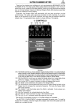 Behringer ULTRA FLANGER UF100 Manuale utente