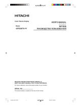 Hitachi 42PD380TA-P1 Manuale utente