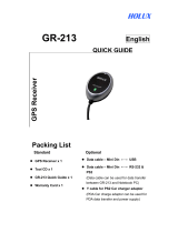 Holux GR-213 Quick Manual