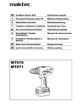 Maktec MT070 Manuale utente