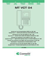 Comelit COMTEL MT VCT 04 Manuale utente