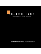 Hamilton G10.212 General Instruction Manual