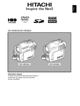 Hitachi DZ-HS300A Manuale utente