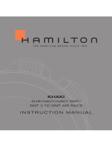 Hamilton GMT 3 TZ Manuale utente