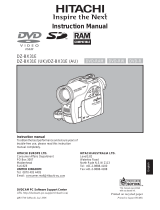 Hitachi DZ-BX31E Manuale utente