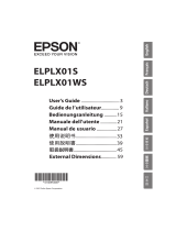 Epson ELPLX01S & ELPLX01WS Printer Guida utente