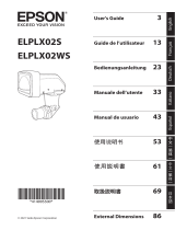 Epson ELPLX02S Ultra Short Throw Lens Guida utente