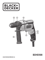 Black & Decker BDHD500 Manuale utente
