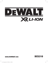 DeWalt DCS310 Manuale utente