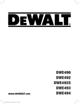 DeWalt DWE492 Manuale utente