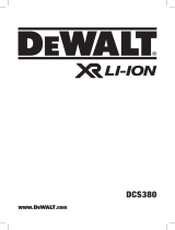 DeWalt DCS380 Manuale utente