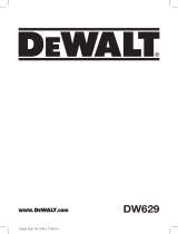 DeWalt DW629 Manuale utente